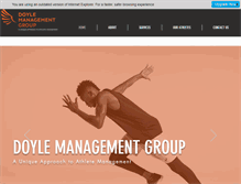 Tablet Screenshot of doylemanagement.com